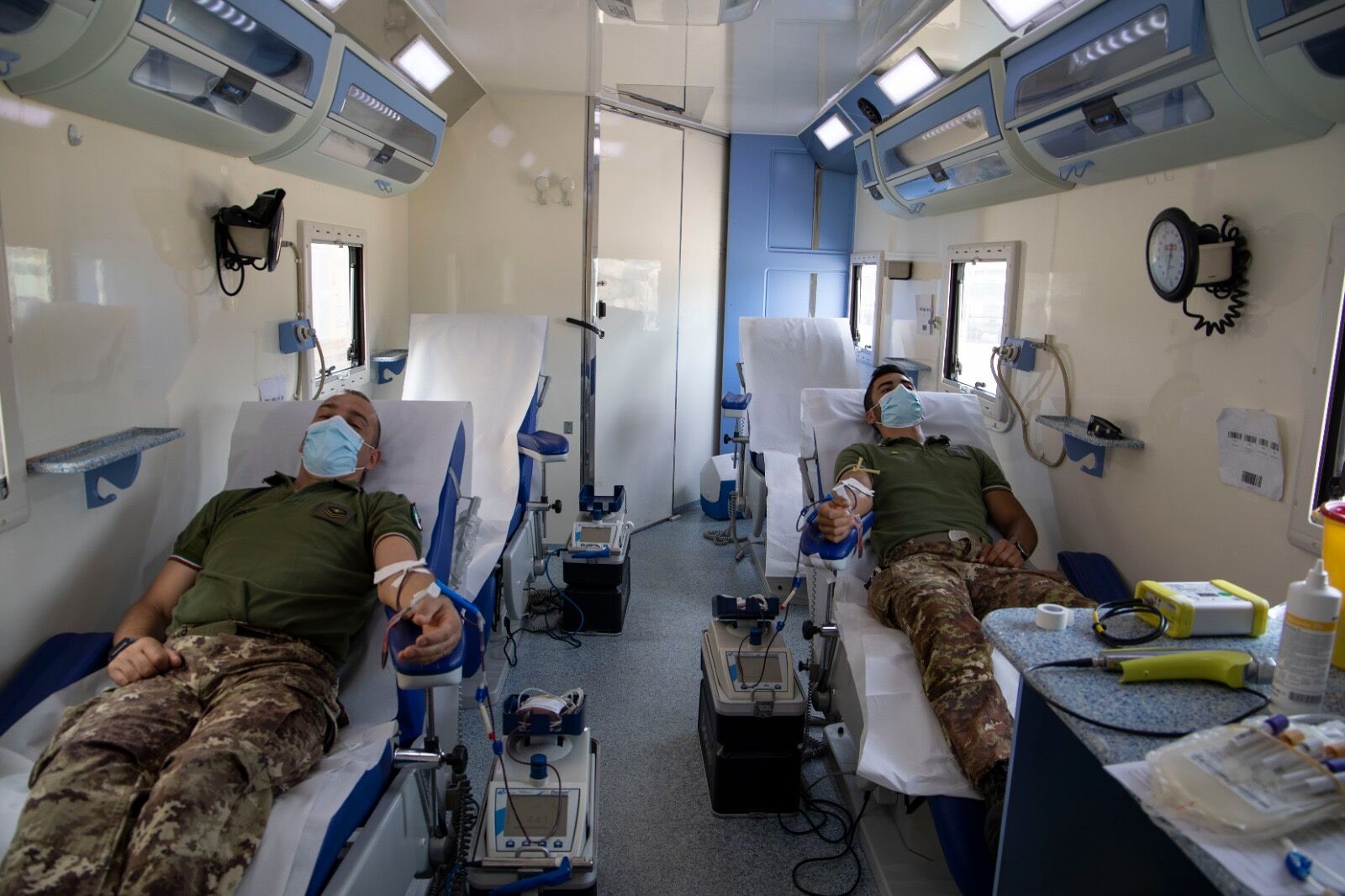 I genieri della Brigata Sassari in prima linea per donare il sangue