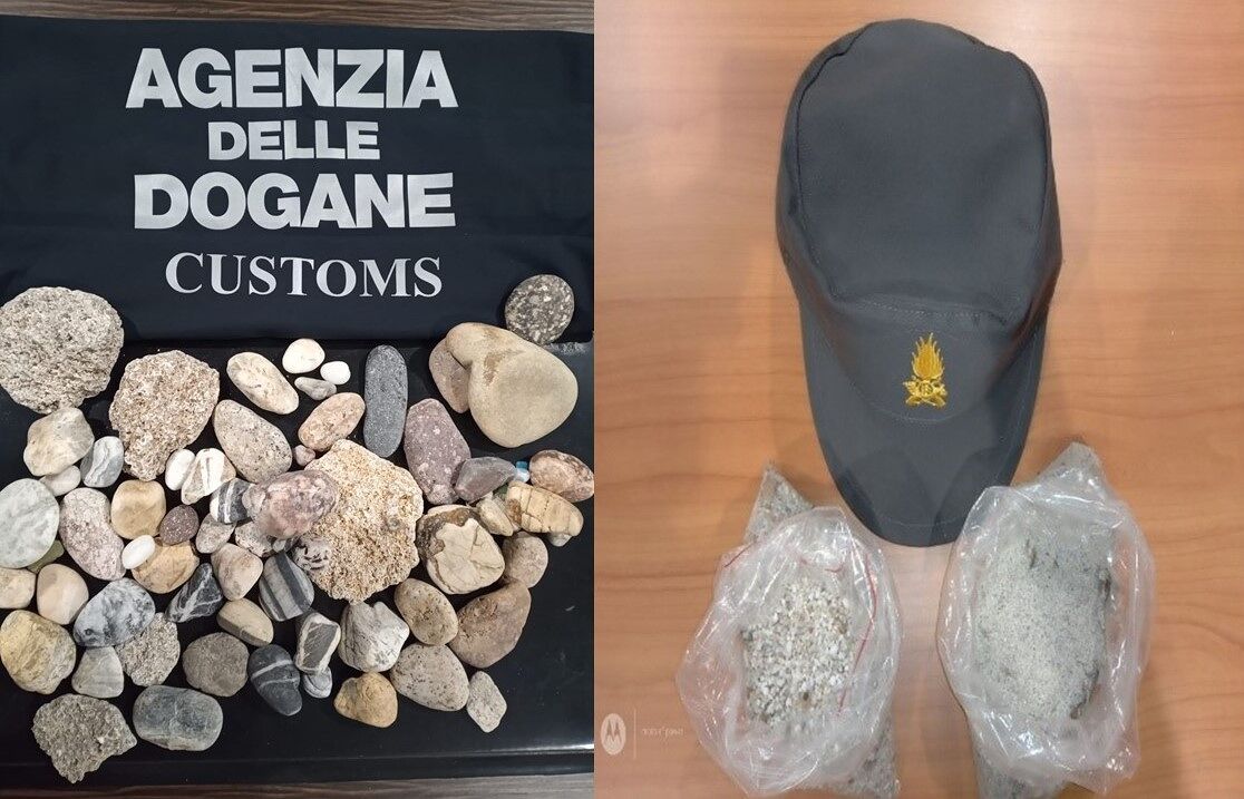 Cagliari: sequestrati sabbia, ciottoli, rocce e conchiglie. Sanzionati 11 turisti
