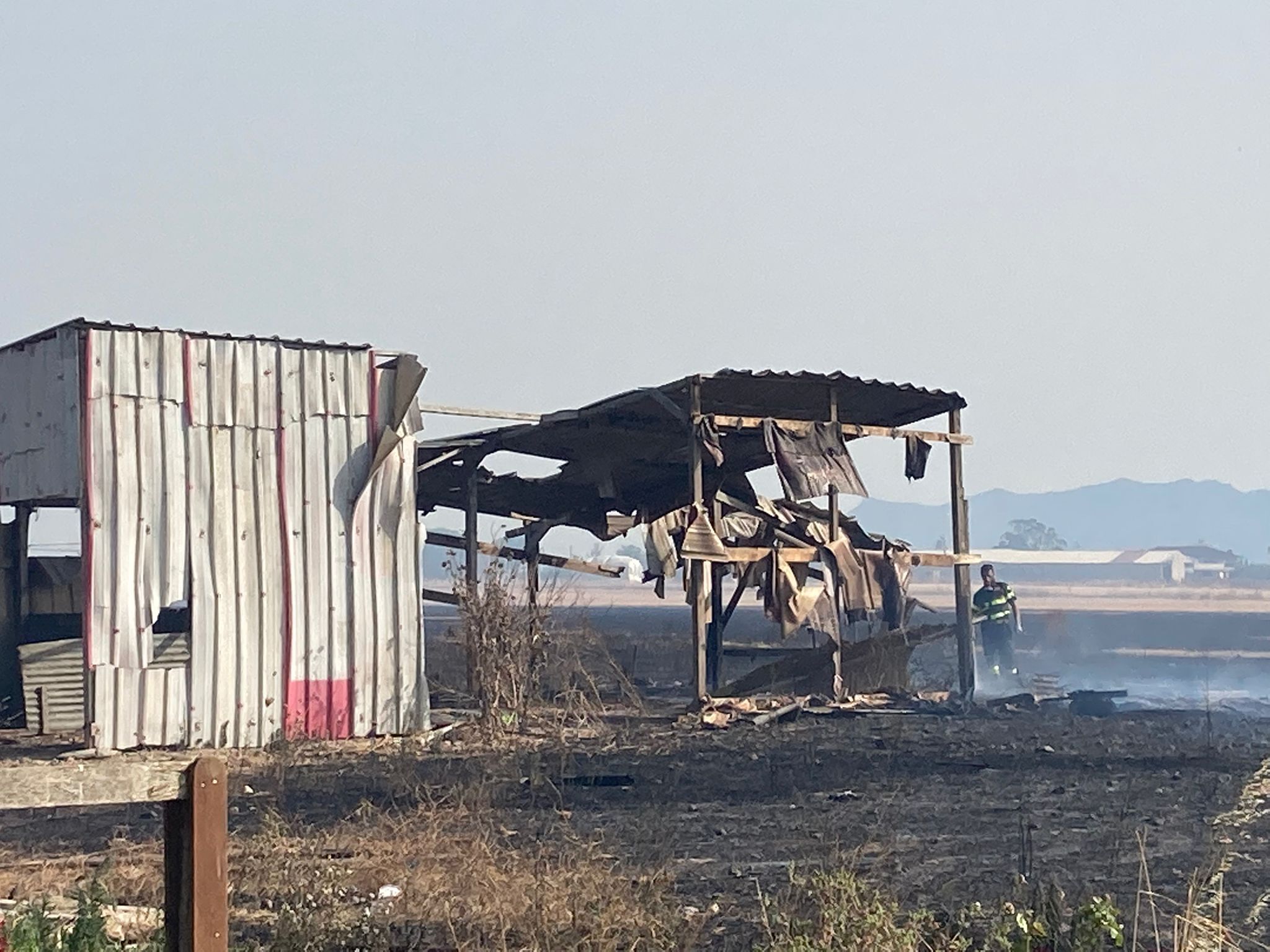 Vasto incendio ad Assemini: fiamme alimentate dal vento