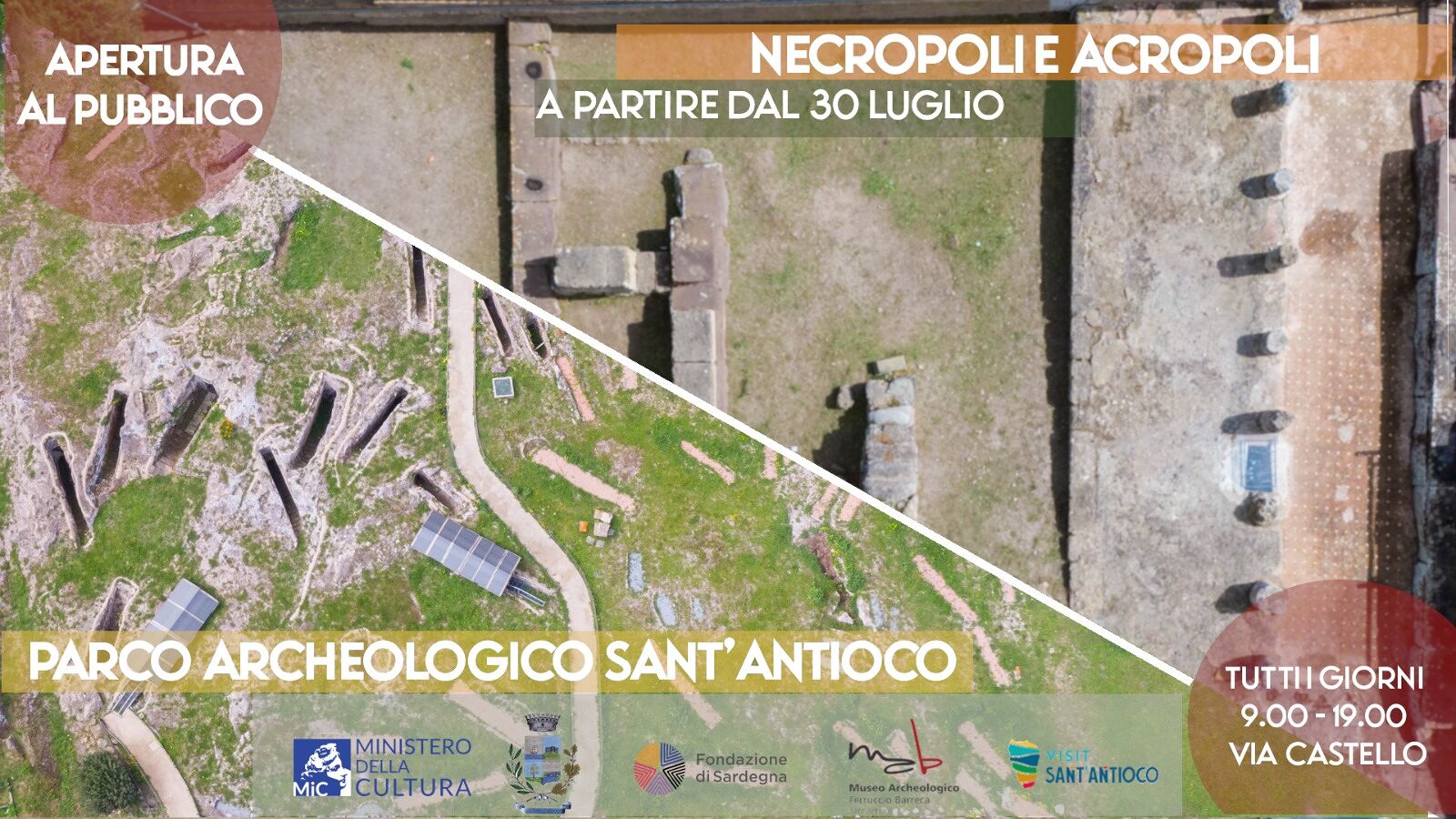 Dopo 23 anni riaprono al pubblico la Necropoli Punica e l’Acropoli di Sant’Antioco