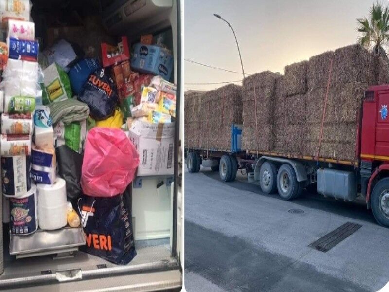 La Sardegna non si arrende, camion carichi di fieno e viveri per i sardi colpiti dagli incendi