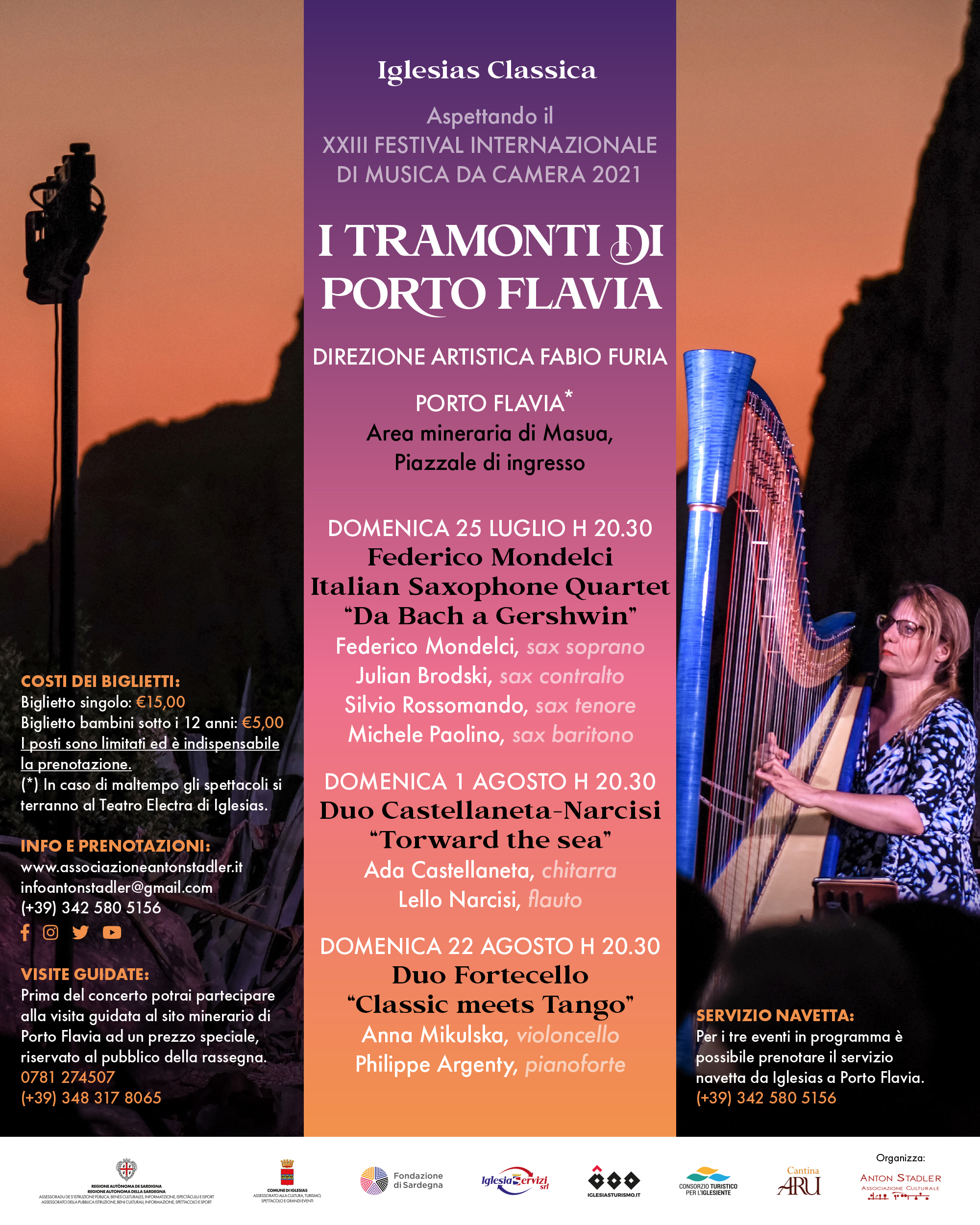 Domenica al via I Tramonti di Porto Flavia