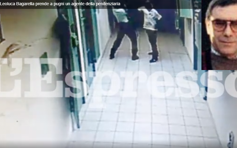 Sassari, il boss Leoluca Bagarella tira un pugno a una guardia in carcere