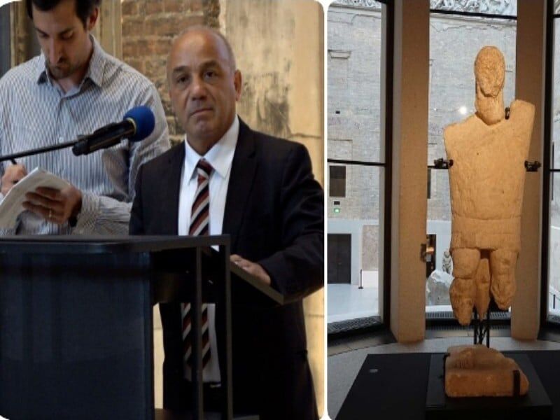 La Sardegna splende a Berlino col pugilatore di Mont’e Prama: “La nostra cultura per rilanciare il turismo”