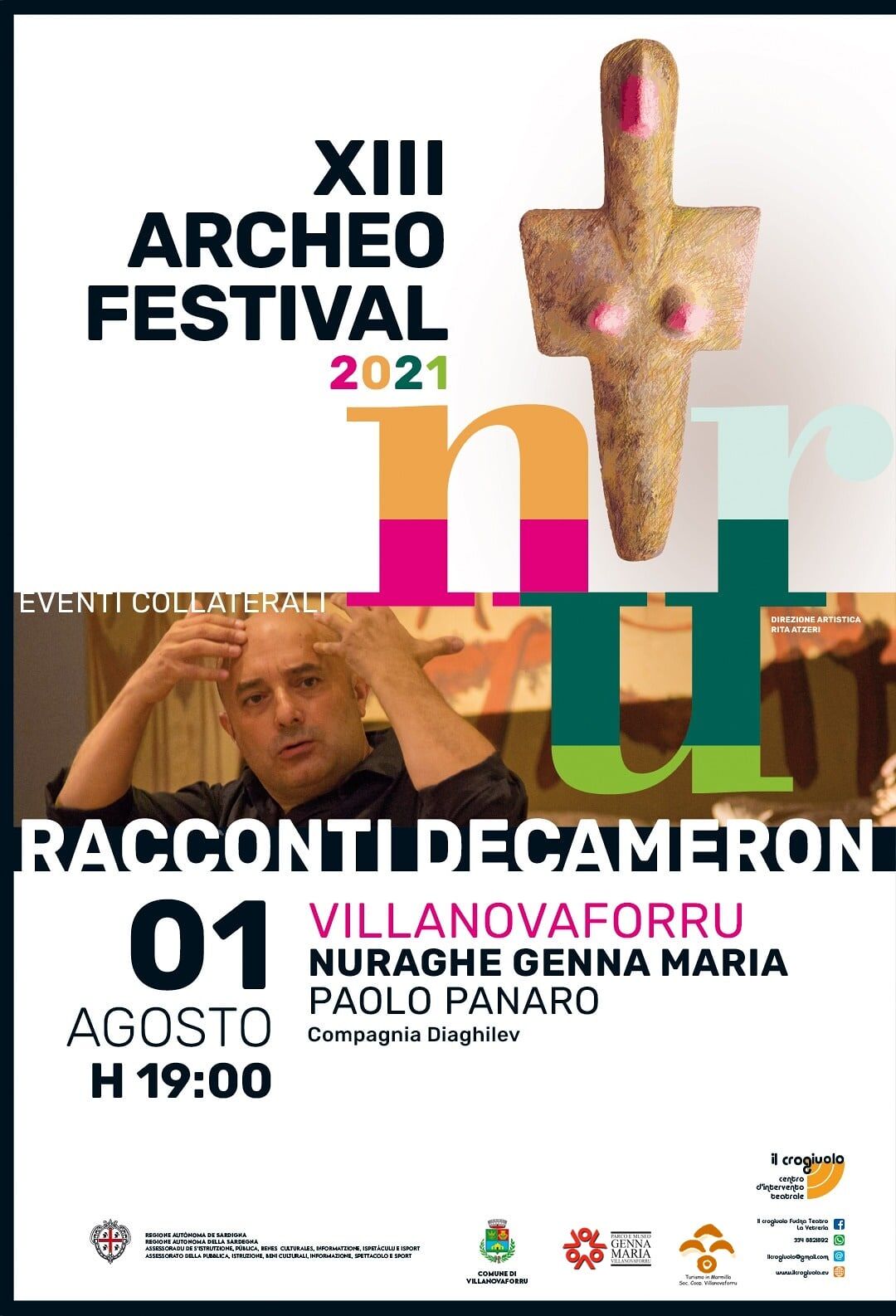 XIII NurArcheoFestival, Paolo Panaro al nuraghe Genna Maria