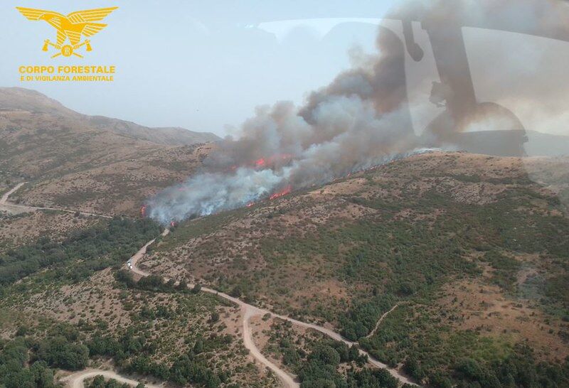 Giornata di fuoco in Sardegna, oggi 14 incendi: fiamme a Decimoputzu e Seui