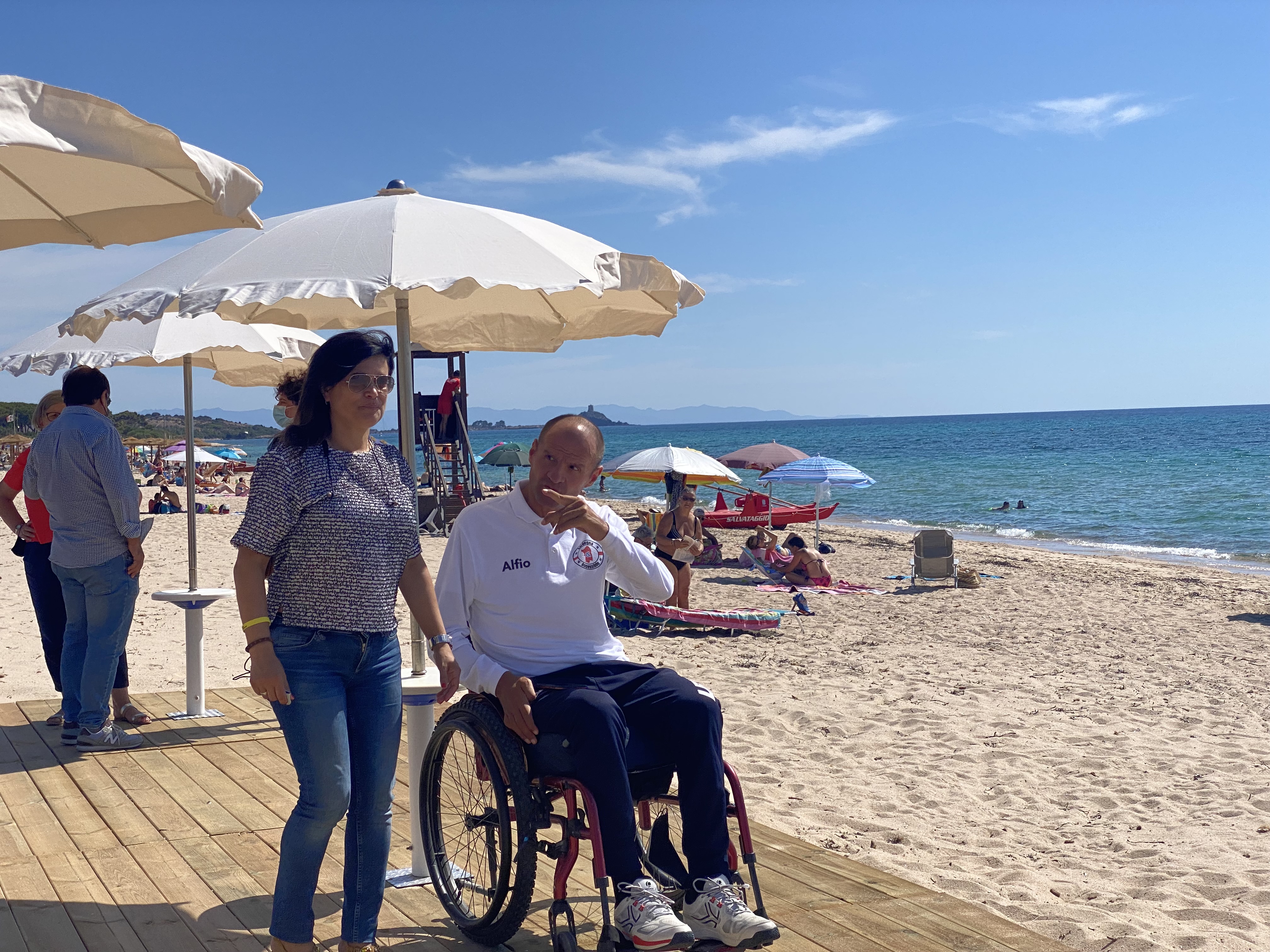 Pula, tintarella più agevole per i disabili: ecco le postazioni con passerella e solarium