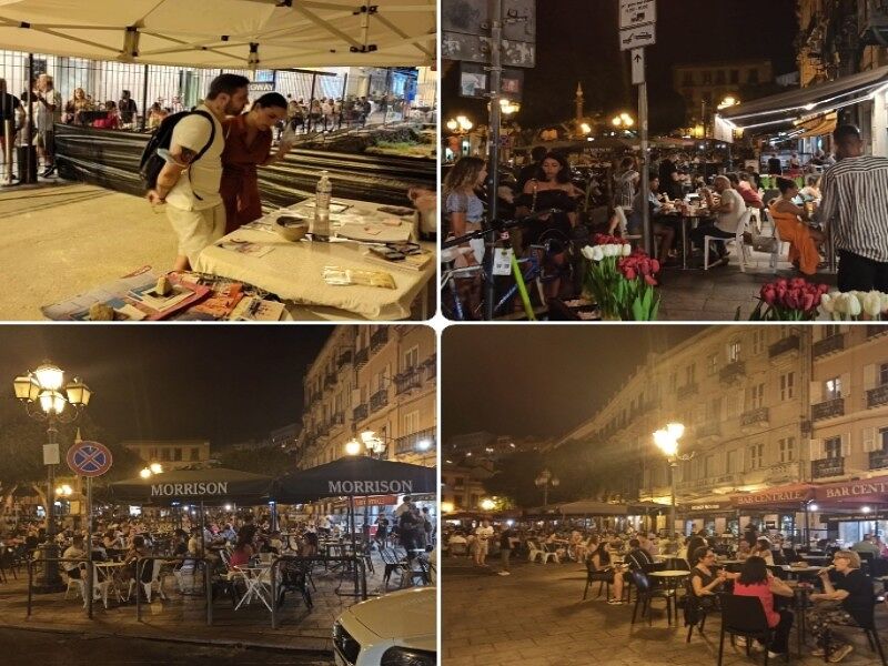 Cagliari non si svuota per Ferragosto, movida e tavoli pieni in centro: “Ci sono anche i turisti”