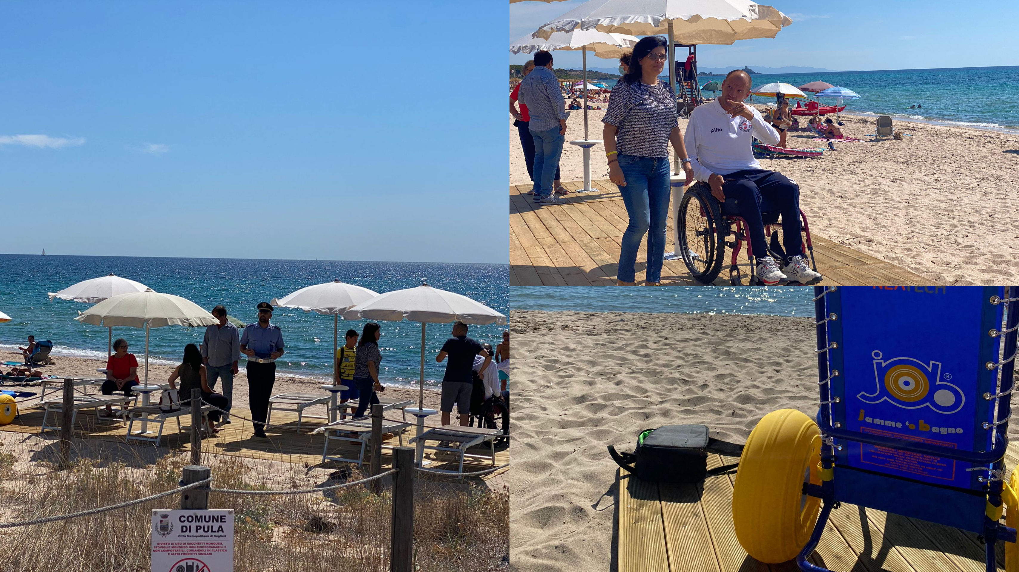 PulAccessibile, la sindaca Medau: garantiamo accesso in spiaggia a disabili e loro familiari