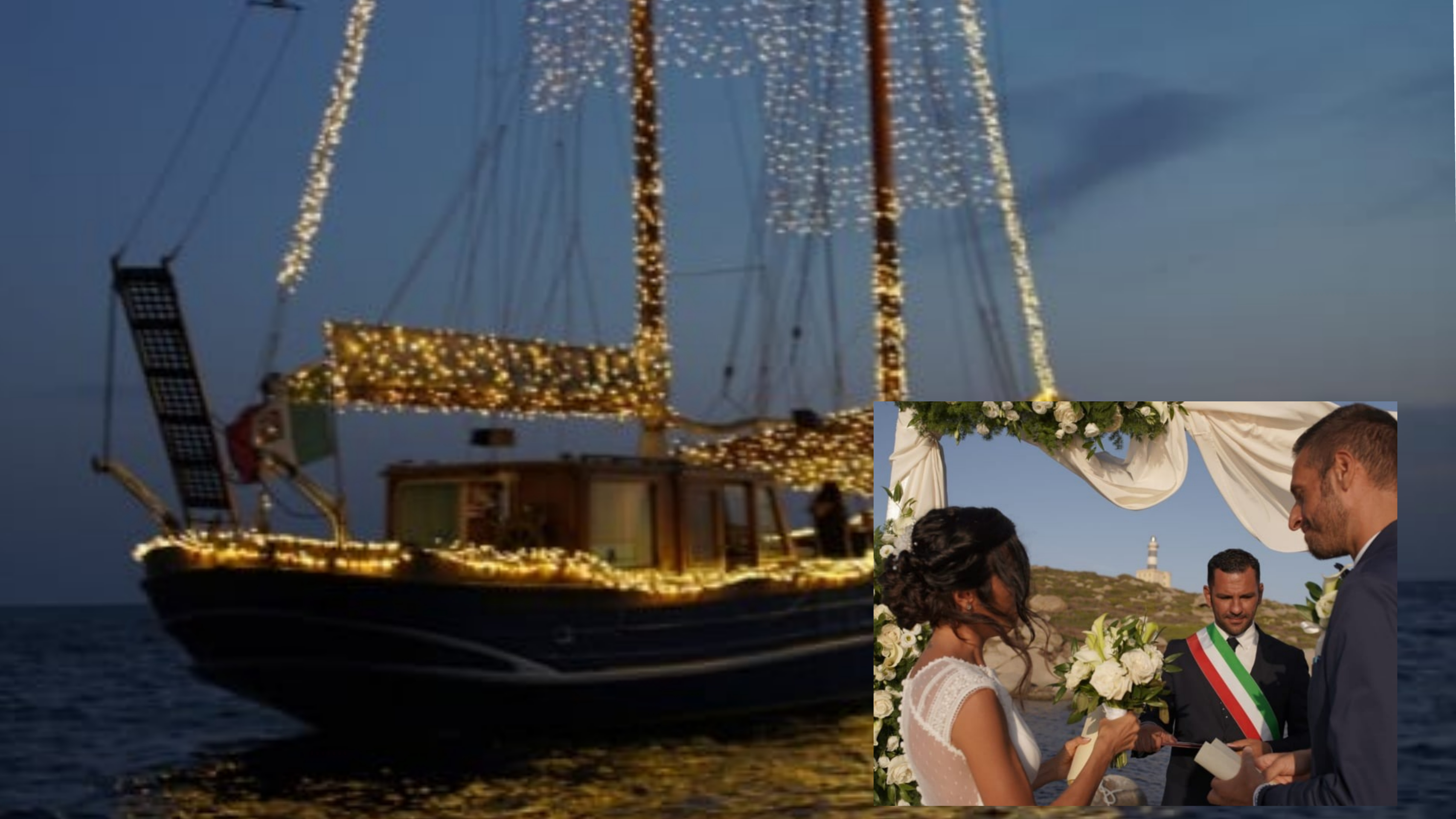 Le prime nozze al Faro dei Cavoli di Villasimius 