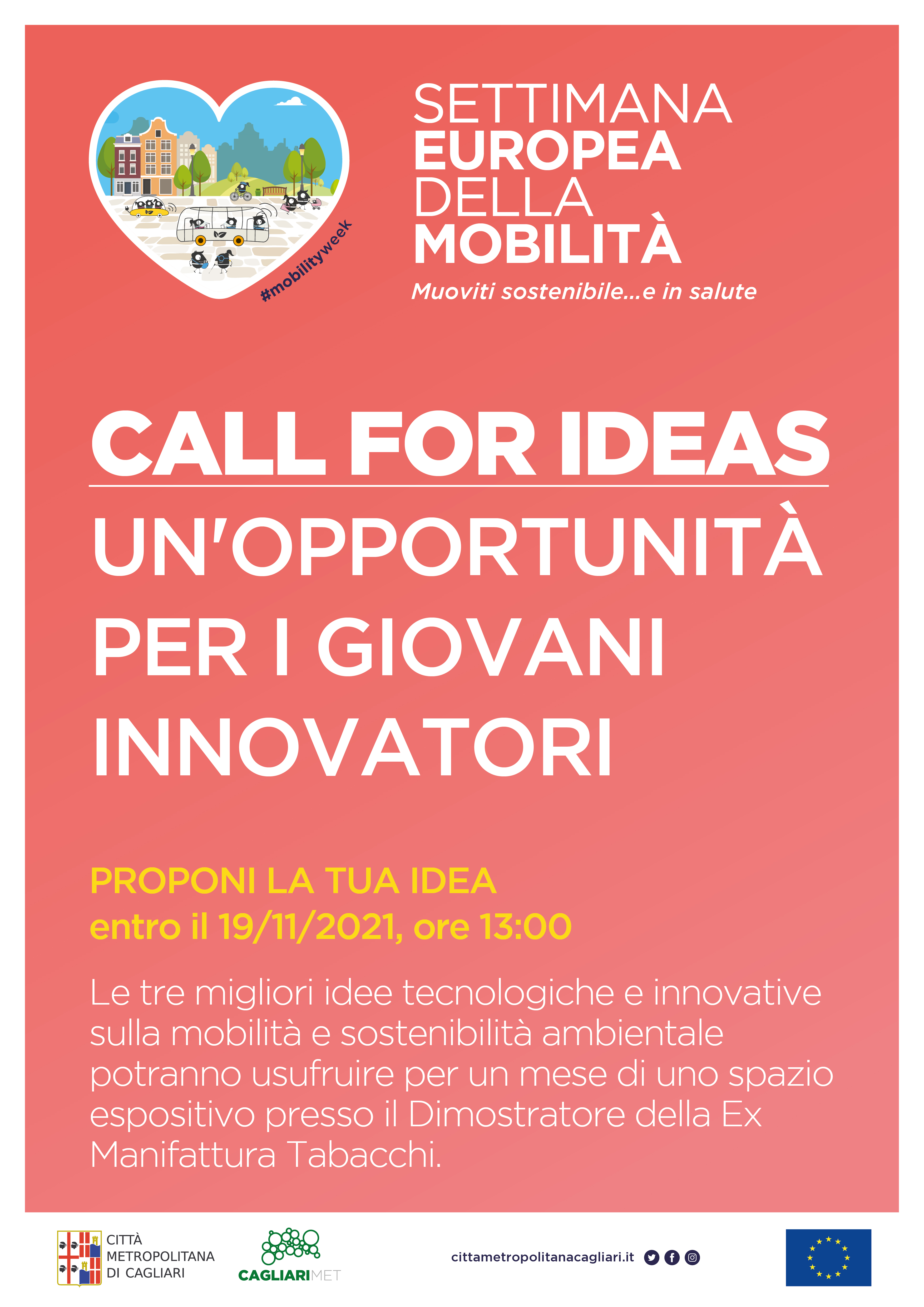 La città metropolitana di Cagliari chiama a raccolta giovani con idee innovative per migliorare la mobilità sostenibile