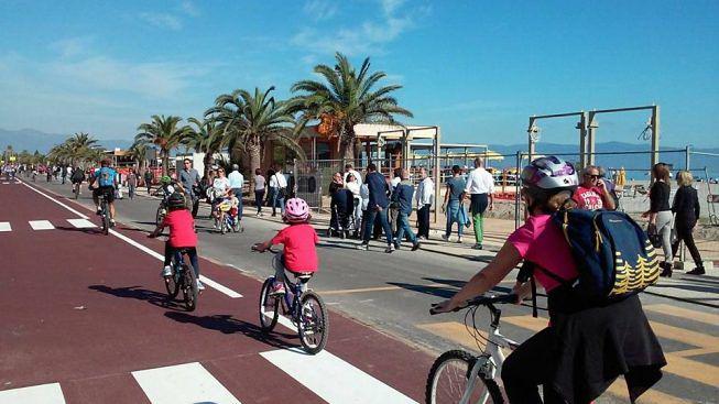 In bici dal Poetto di Quartu a Flumini, pista ciclabile anche in via Beethoven: “Collegamento magico con Molentargius”