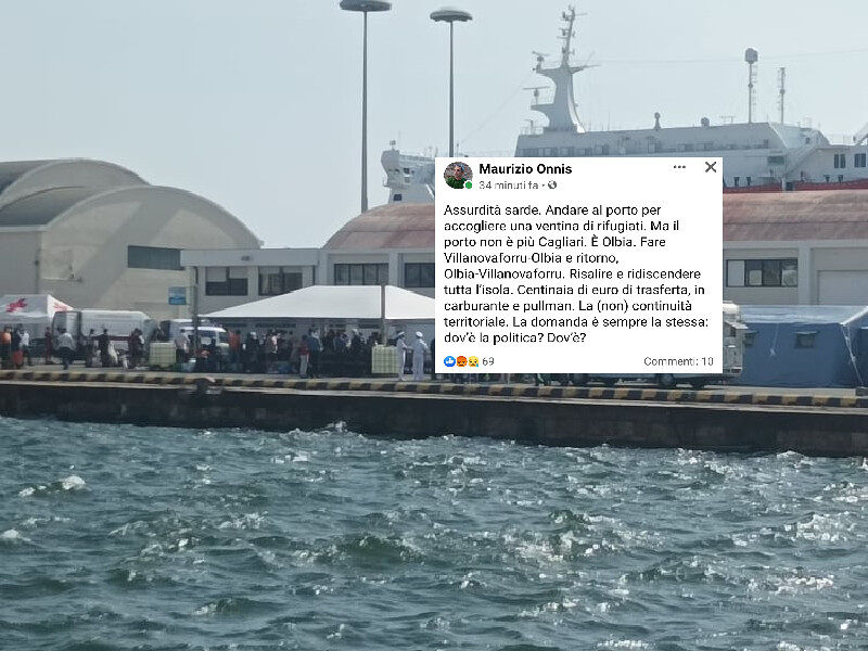 Tirrenia lascia Cagliari, problemi anche per i profughi afghani: “Centinaia di euro per prenderli a Olbia”