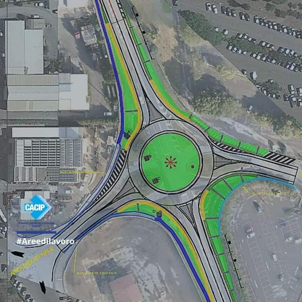 Eccola, la nuova storica maxi rotatoria tra la Sulcitana e l’area industriale di Sarroch: via ai lavori