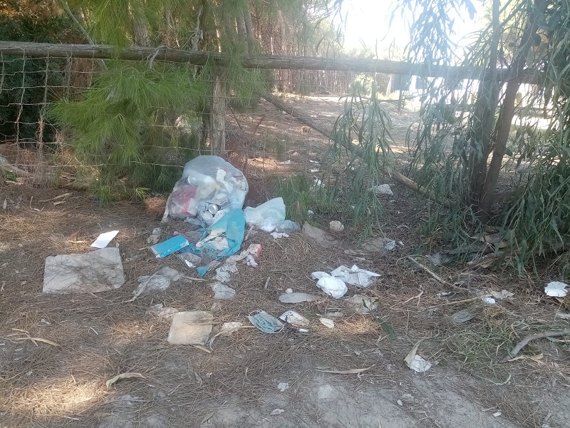 La denuncia del Grig: “Rifiuti e ancora rifiuti nella Pineta litoranea di Platamona”