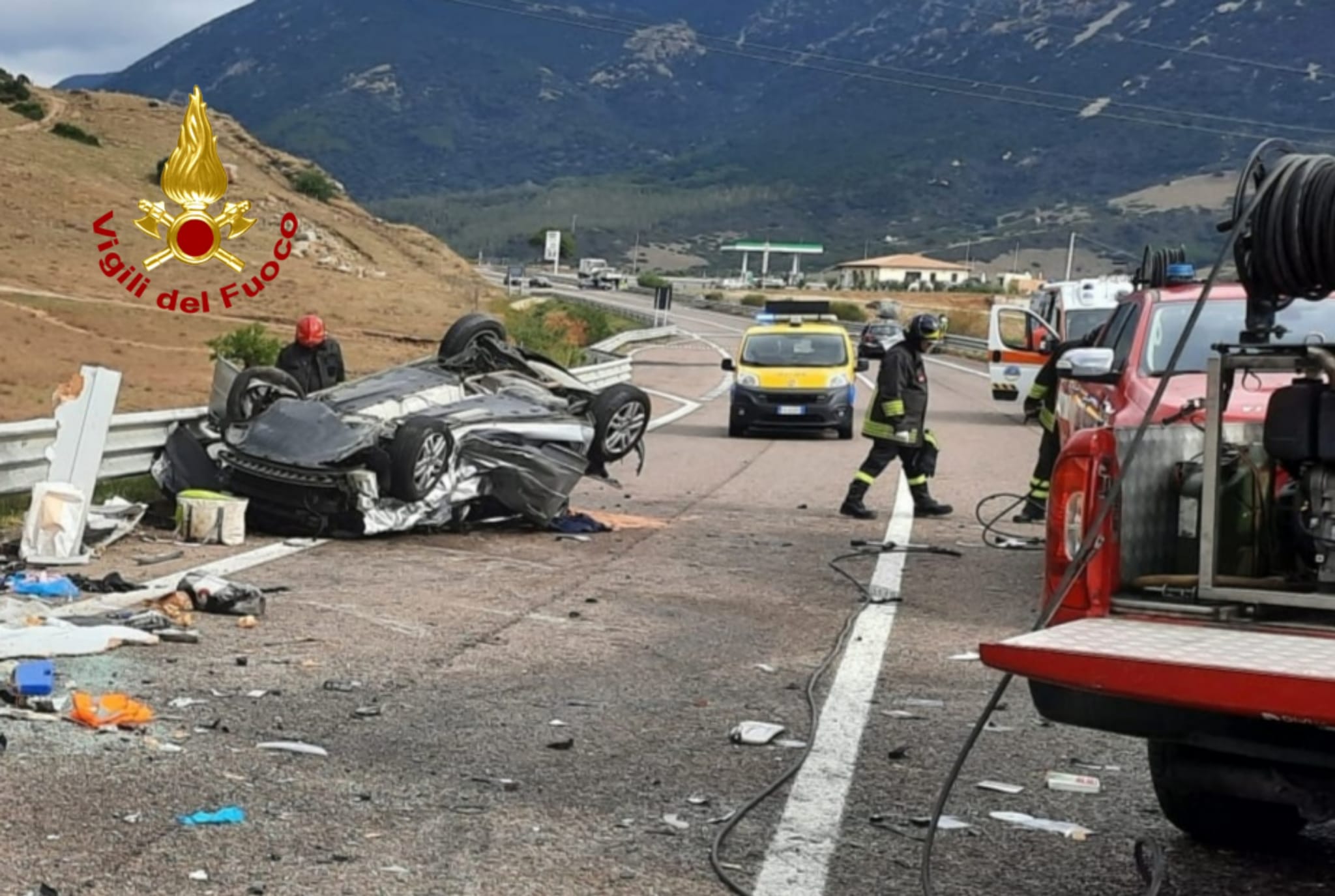Sangue sulle strade sarde, è un 52enne la vittima del terribile schianto tra 5 auto sulla Ss 125 a Solanas