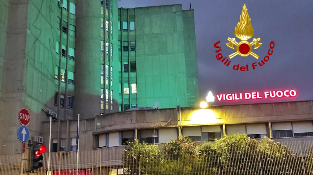 Cagliari, il Comando dei vigili del fuoco si colora di verde per sensibilizzare sulla sindrome di Pans