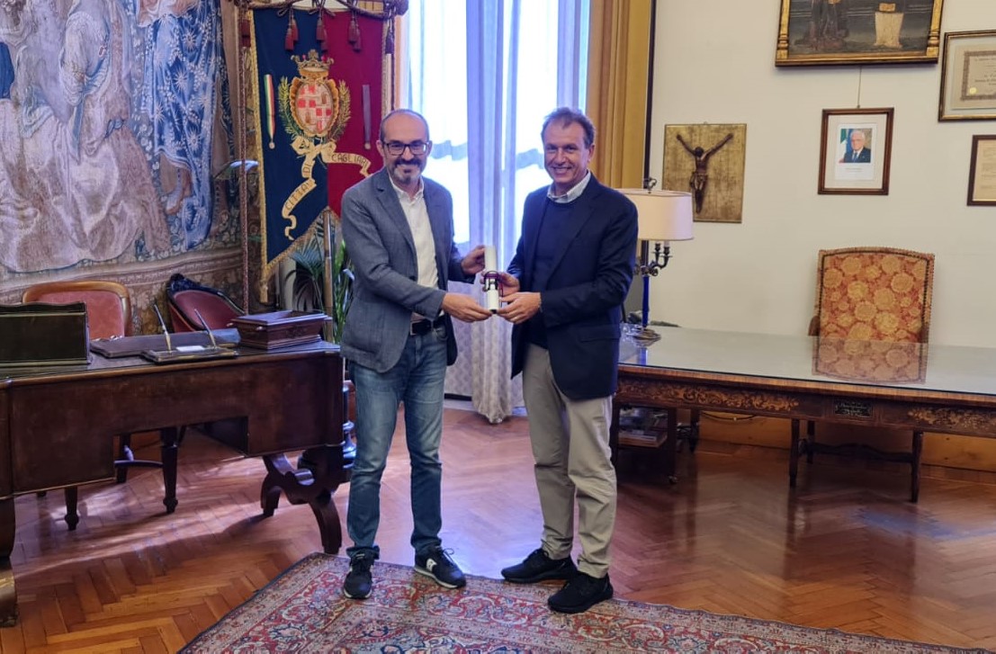 Cagliari, Truzzu incontra l’avvocato Vito Cozzoli: “Binomio sport e salute fondamentale”