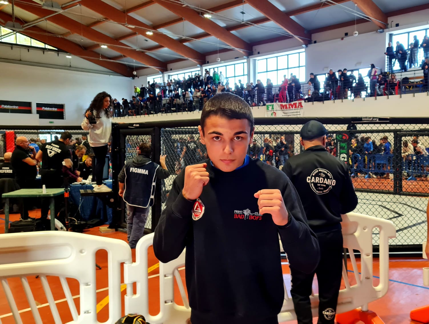 Samuele Arca conquista il Titolo Italiano M.M.A. nella categoria 62kg Cadetti
