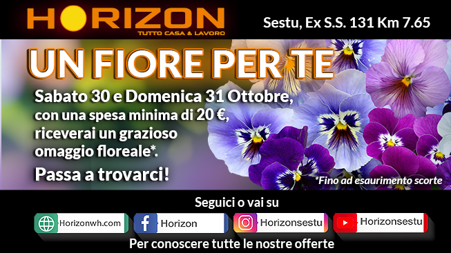Horizon lancia l’iniziativa “Un Fiore Per Te”