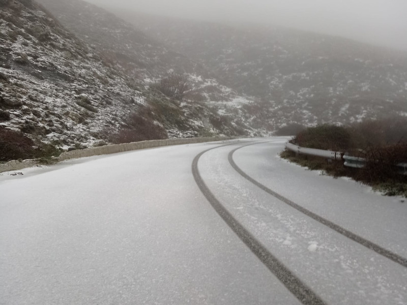 La neve è arrivata in Sardegna, paesaggi fiabeschi sul Bruncu Spina e vette imbiancate a Fonni