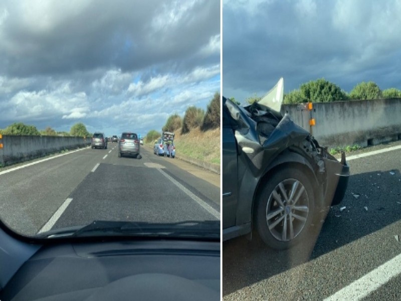 Schianto tra due auto sulla Ss 131 a Sardara, ci sono feriti: traffico in tilt