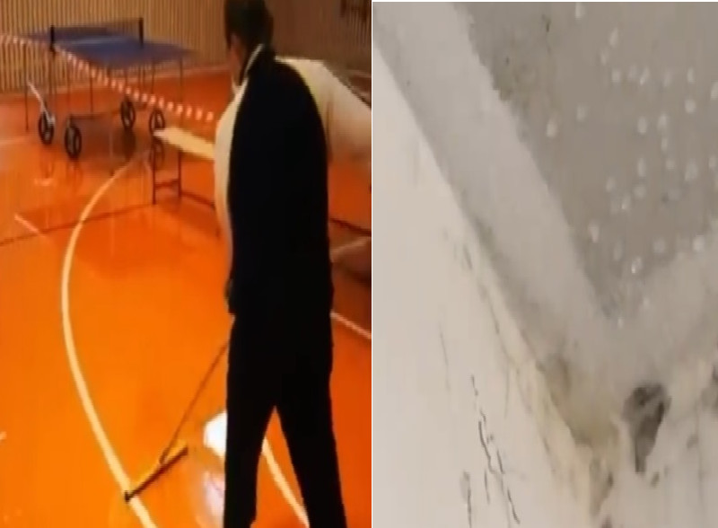 Quartu, la beffa: “Piove dentro la scuola di Pitz’e Serra, acqua nelle palestre e nelle aule”