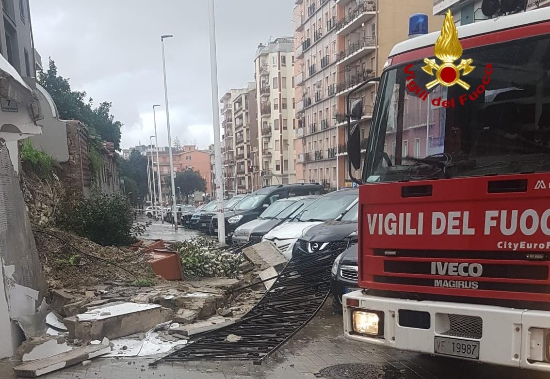Ancora emergenza maltempo a Cagliari e dintorni, 400 interventi dei vigili del fuoco in 48 ore