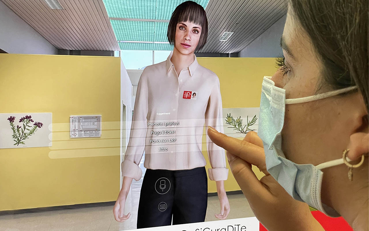 Al Policlinico di Monserrato arriva Anna, assistente virtuale in 3D che parla con i pazienti