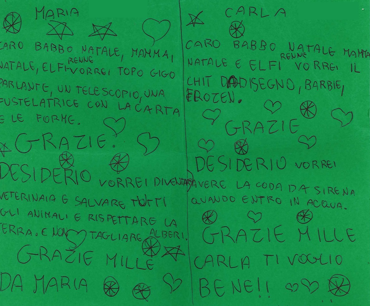 Le letterine a Babbo Natale con le Poste, i bimbi cagliaritani: “Ce l’hai il Green Pass?”