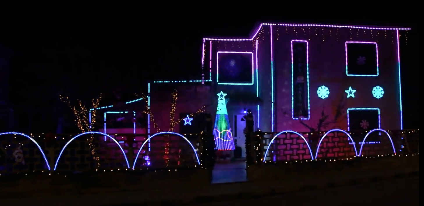 Concorso “Le migliori luminarie in Sardegna 2021”: Casa Pani a Domusnovas -VIDEO