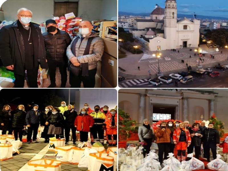 Il cuore dei sardi non tradisce, successo per il “Miracolo di Natale” 2021: raccolte 30 tonnellate di doni
