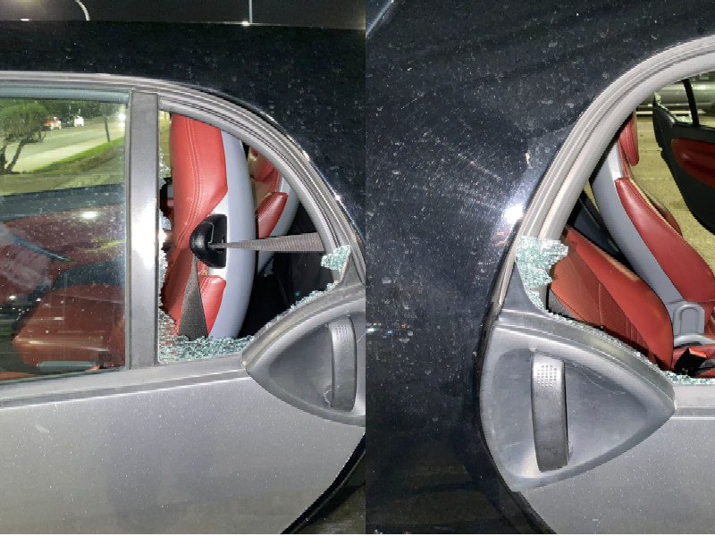 Topi d’auto scatenati a Monserrato: “Ecco come hanno ridotto la mia Smart fuori dalla cittadella universitaria”