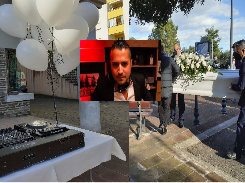 Musica dance, palloncini e tante lacrime, l’ultimo straziante saluto di Villaputzu a Alessio Massessi: “Suona tra gli angeli, dj”