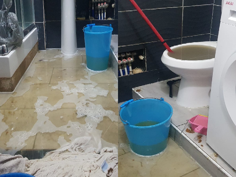 Cagliari, sos dalle case popolari di via Is Mirrionis: “Invasi dall’acqua di fogna che zampilla dai water” (VIDEO)