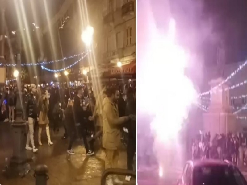 Concerto di botti e fiumi di spumante, migliaia in piazza Yenne a Cagliari per brindare al 2022