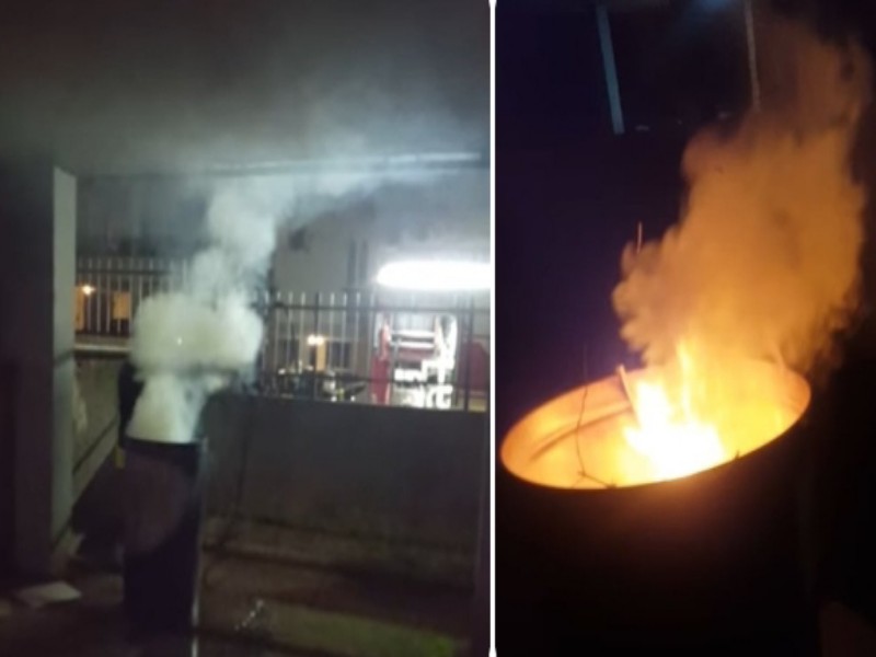 Cagliari, paura in via Tintoretto: “Ragazzini terribili hanno dato fuoco a un bidone”