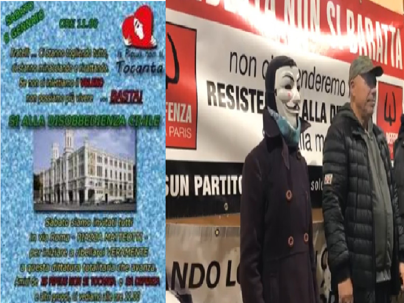I non vaccinati di Cagliari furiosi: “Tutti a protestare in piazza Matteotti, iniziamo a ribellarci”