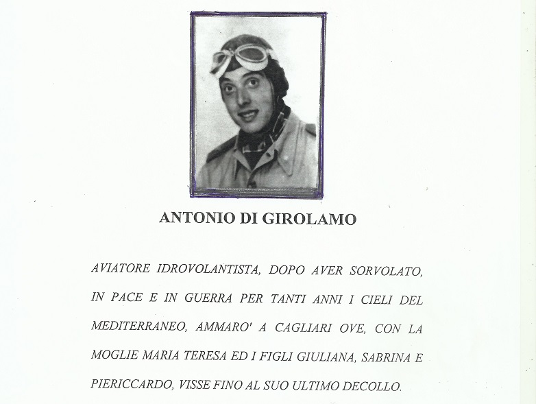 Cagliari, anniversario della scomparsa di Antonio Di Girolamo: il 9 gennaio la celebrazione