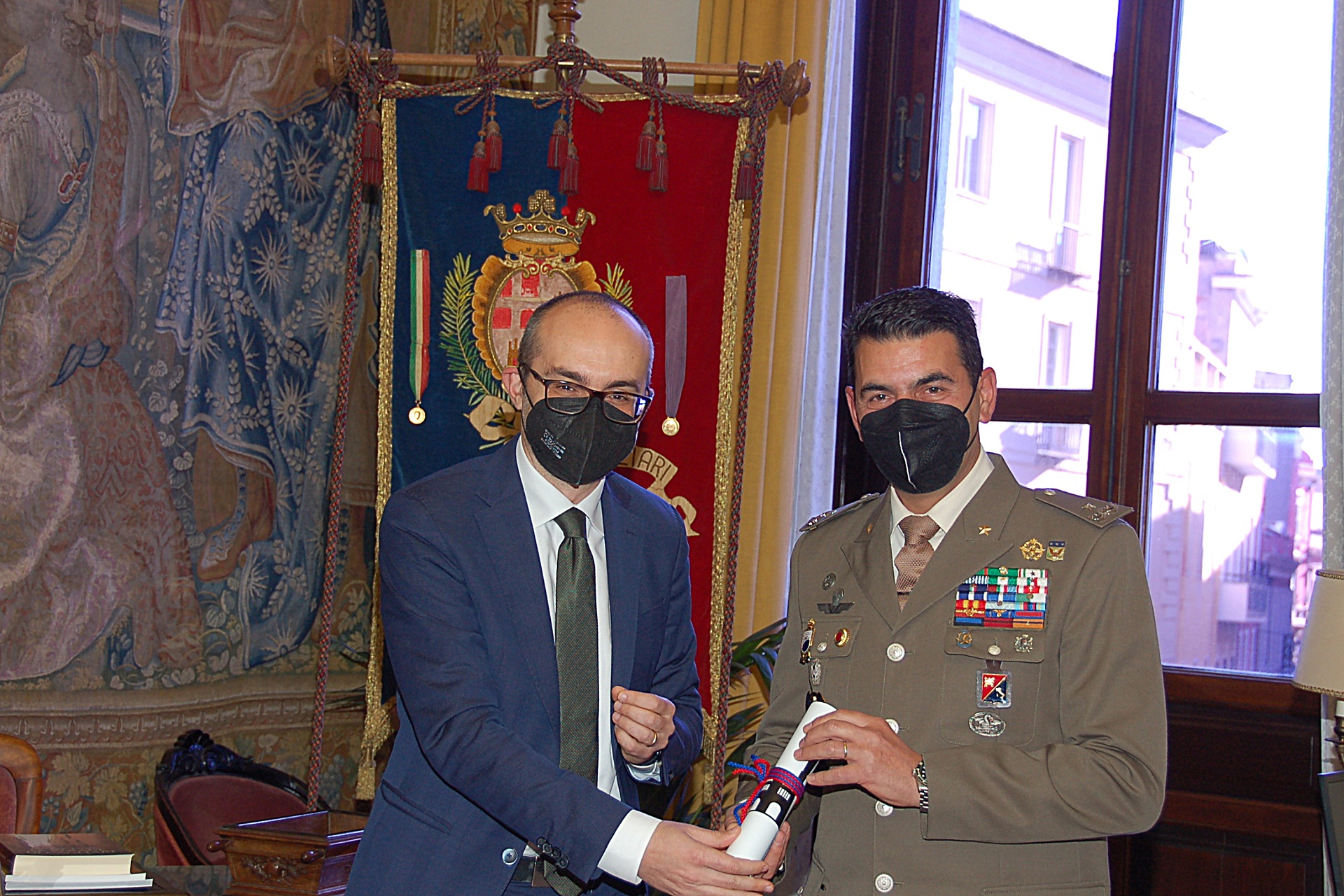 Cagliari, il sindaco Truzzu incontra il generale Scanu