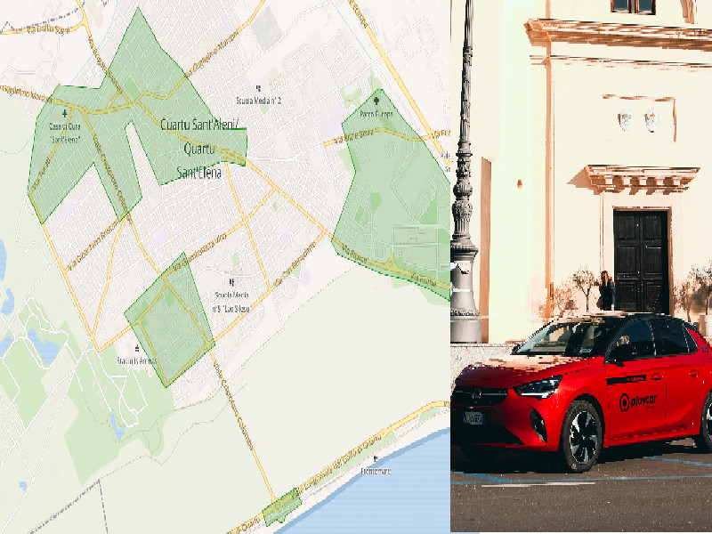 Quartu, via al car sharing: “Con le auto elettriche anche sino a Cagliari e all’aeroporto”