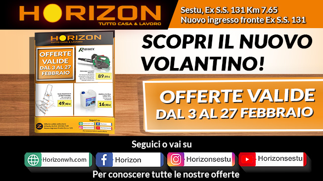 Horizon presenta il nuovo Volantino