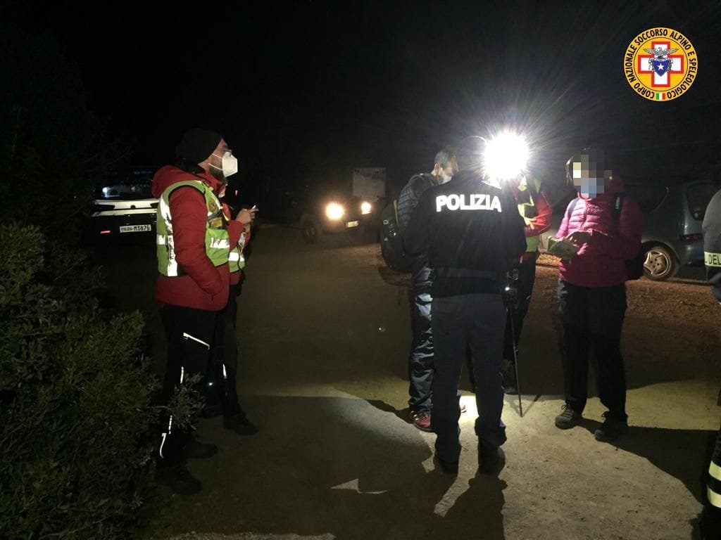 Si perdono nel sentiero tra Masua e Cala Domestica, 2 escursionisti salvati nella notte a Iglesias
