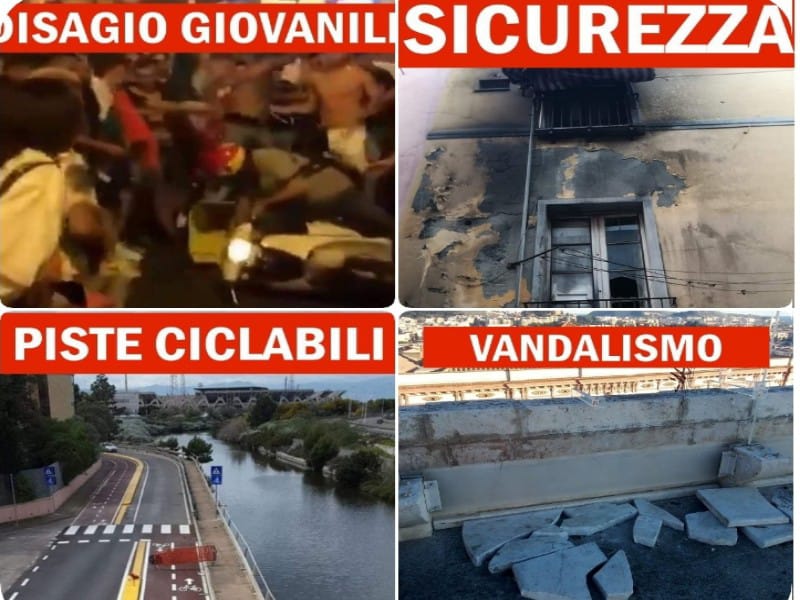 “Caos rifiuti, stadio al palo, vandali e poca sicurezza a Cagliari. Truzzu bis? No grazie”