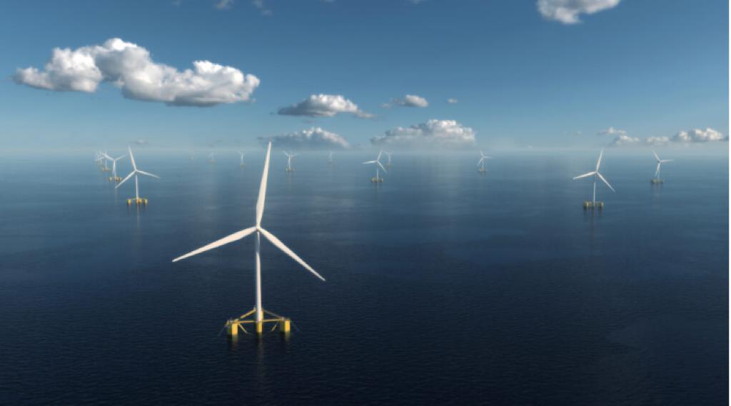 Cento pale eoliche galleggianti nel Golfo di Cagliari: “Un piano da 4 mila posti di lavoro”