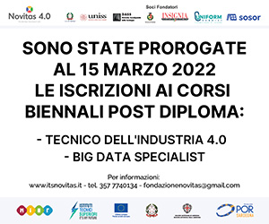 Percorsi biennali post diploma, prorogate le iscrizioni