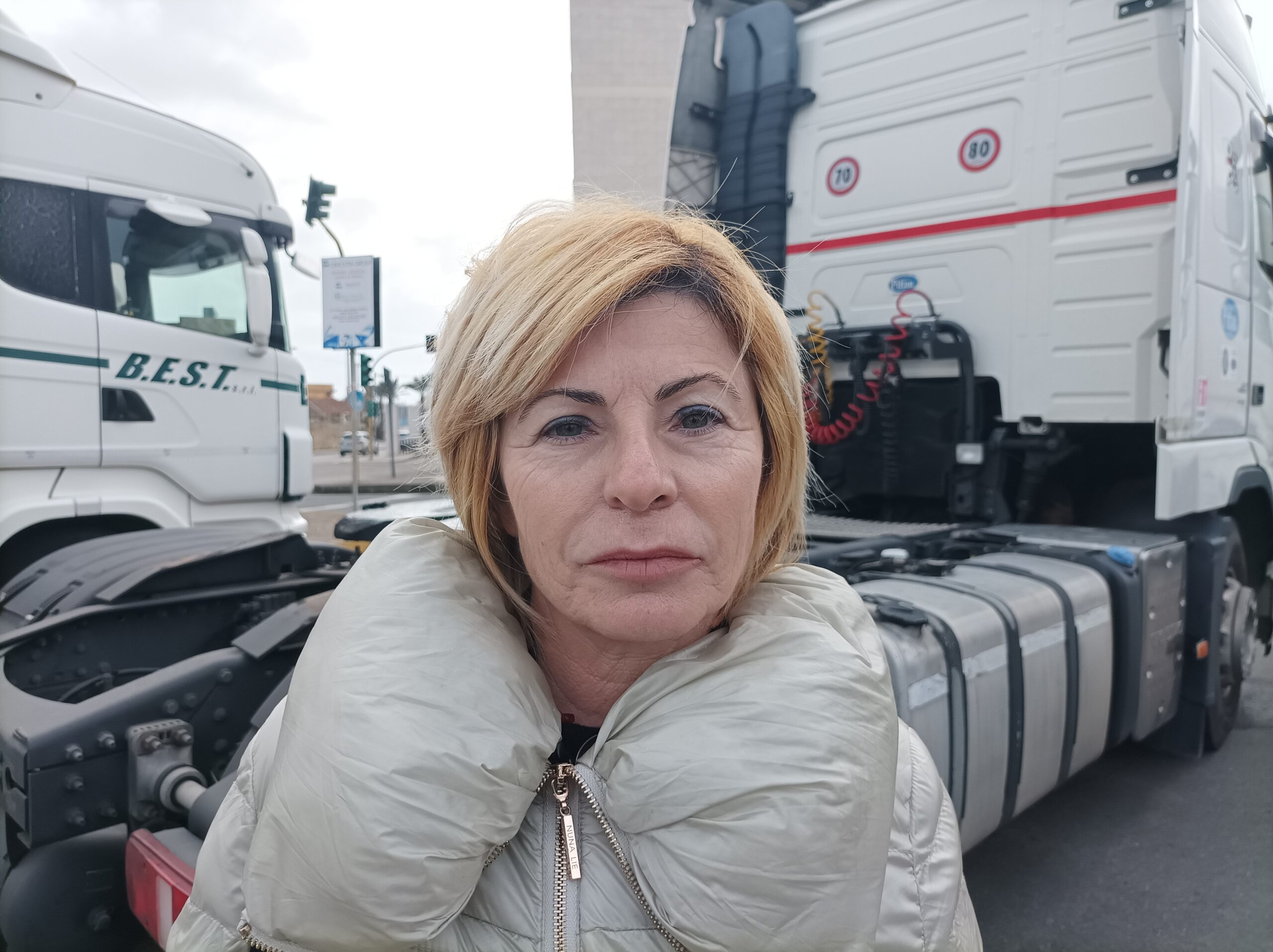 Anna Maria, autotrasportatrice di Decimoputzu: “Sardi, sosteneteci: sul caro benzina stiamo lottando anche per voi”
