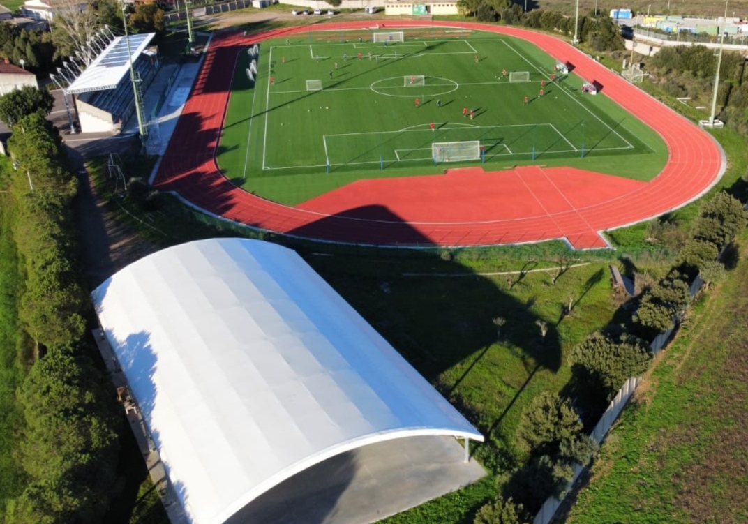 Uta, sì al nuovo stadio con lo skate park: “È già la casa dei giovani campioni del Cagliari”