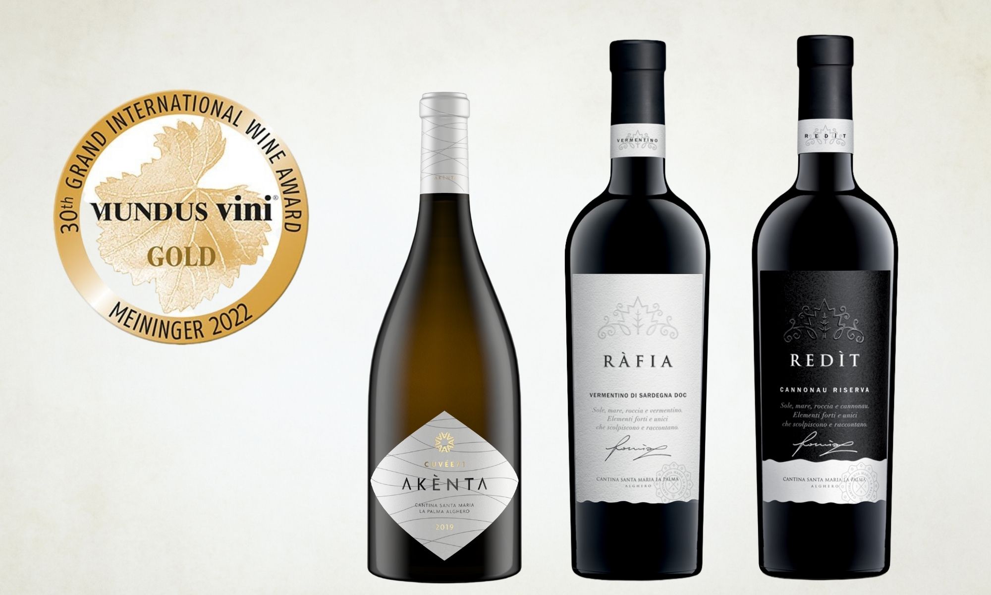 Tre Medaglie d’oro per la Cantina Santa Maria La Palma nel concorso Mundus Vini