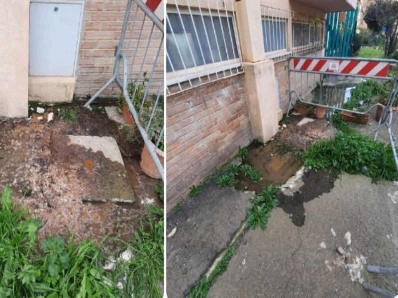 Cagliari, devastazione in piazza Granatieri: “Fogne rotte e cantine allagate, per cosa paghiamo le tasse?”